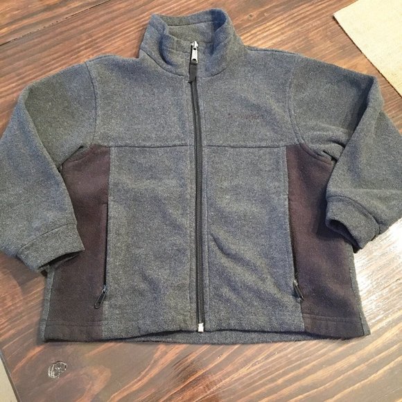 Columbia Other - Columbia Gray Fleece Full Zip Jacket 6/7